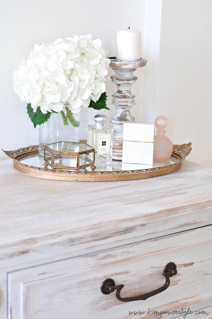 White washed dresser tutorial.