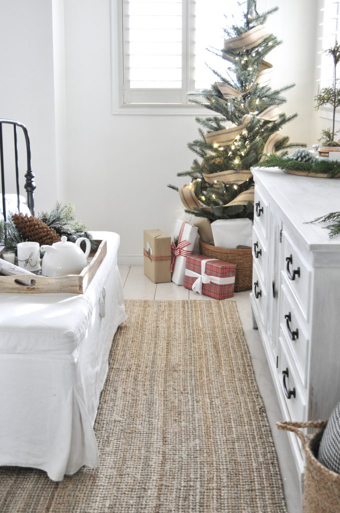 tree in guest room