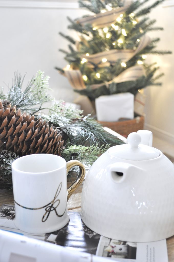 Guest room makeover tray