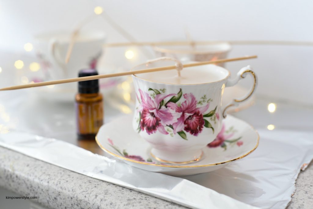 Tea cup candle tutorial
