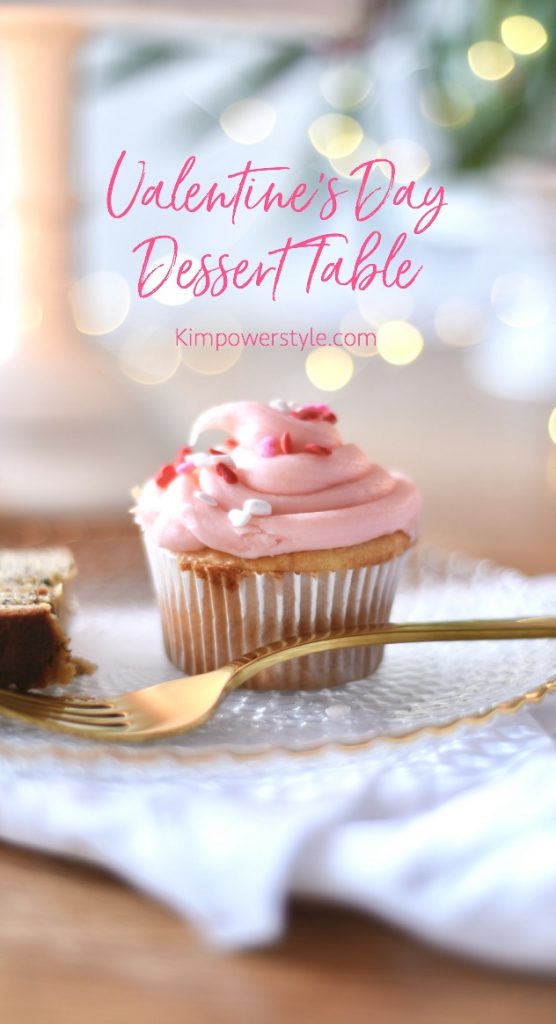 Valentine's Day dessert table