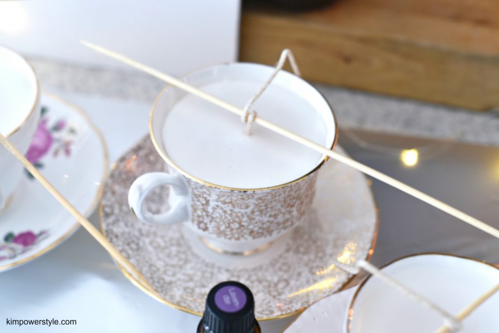 Tea cup candle tutorial