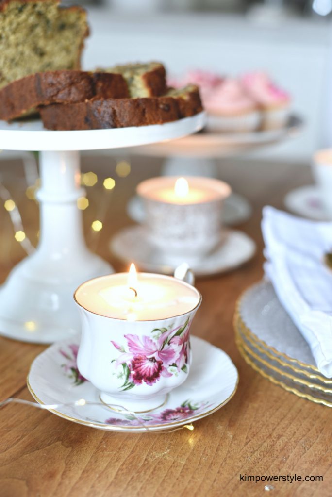 Tea cup candle tutorial