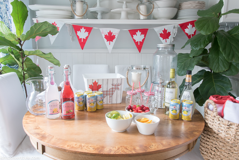 Canada Day Celebrations and a simple summer sangria