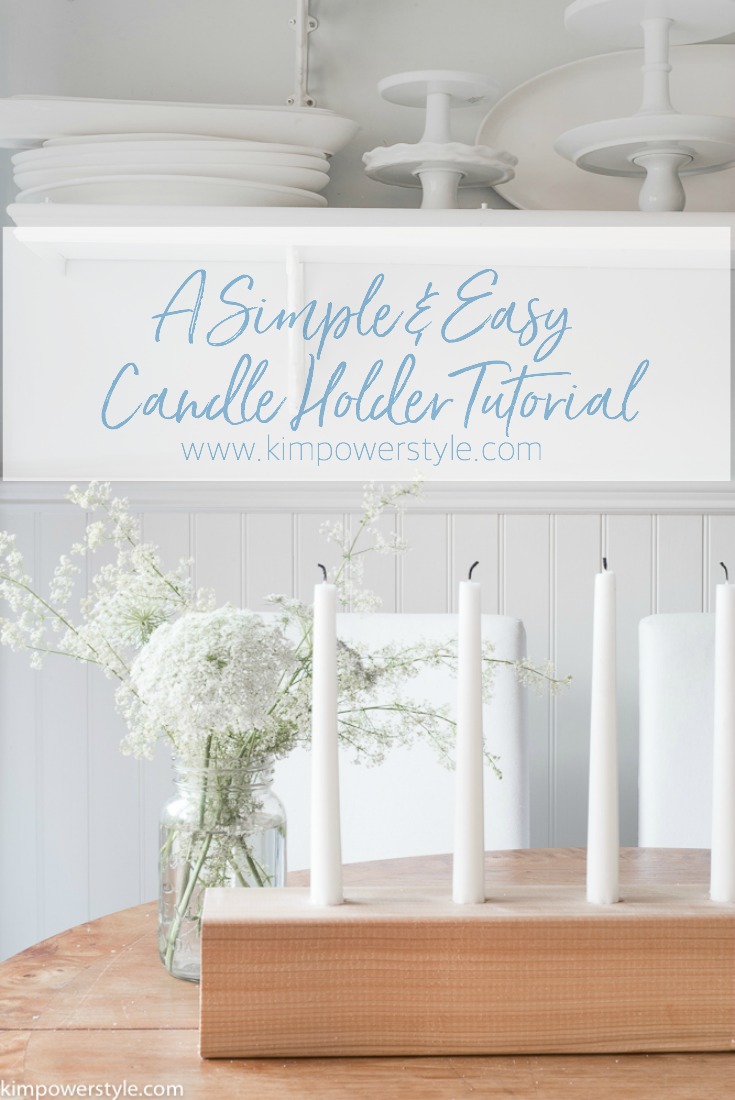 A Driftwood Candle Holder Tutorial