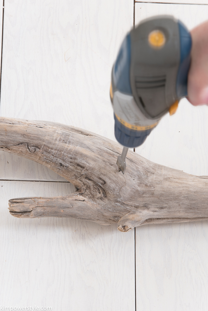 Driftwood Candle Holder