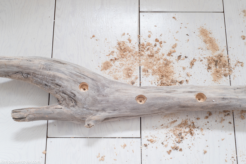 Driftwood Candle Holder