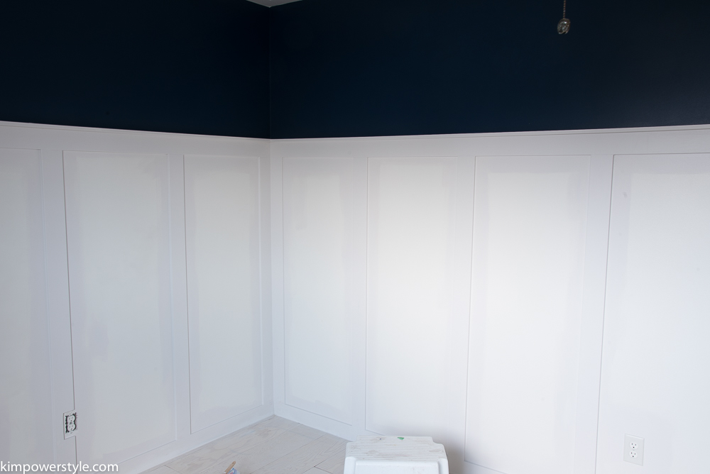 Master Bedroom Update with board and batten and Behr Marquee Paint