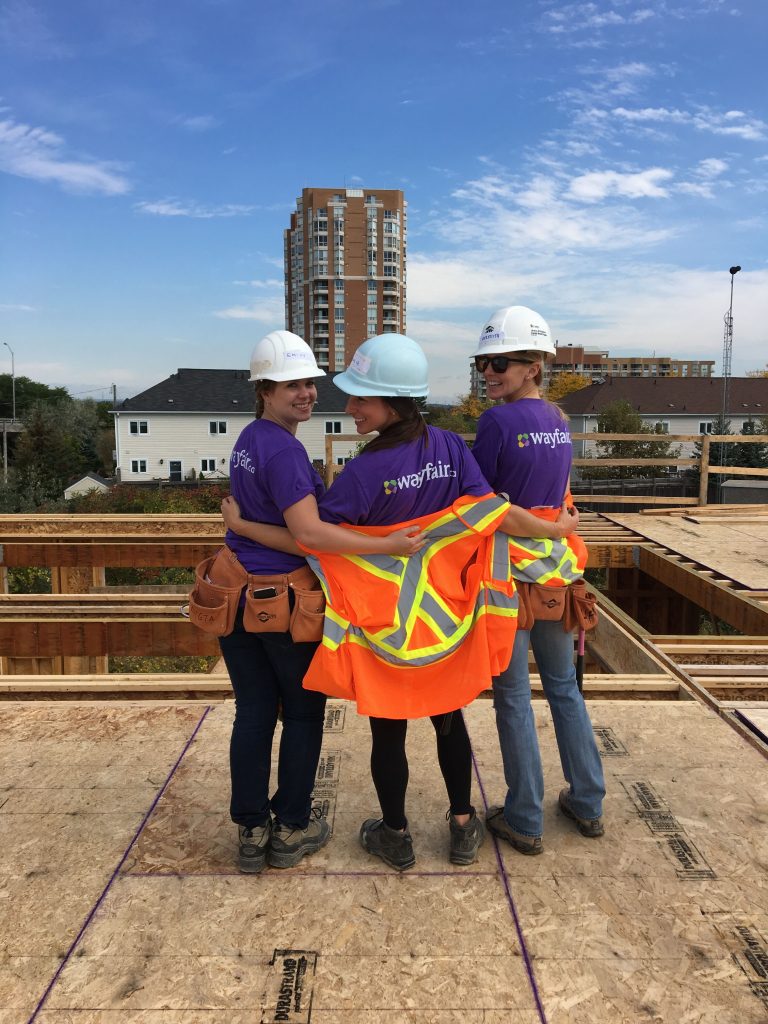 Joining with Wayfair at Habitat for Humanity