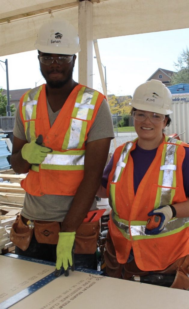 Wayfair workday with Habitat for Humanity