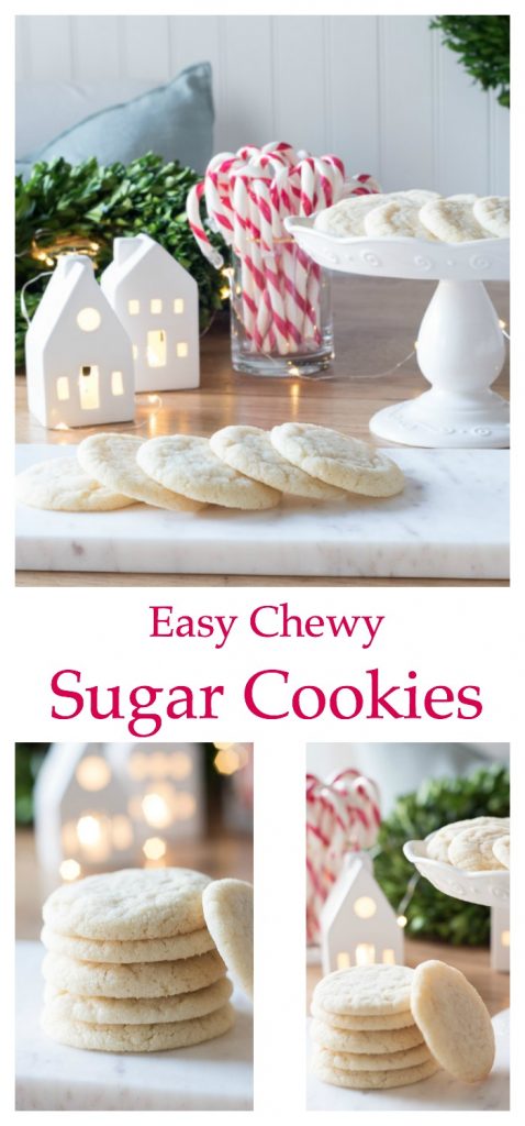 Easy Chewy Sugar Cookie Recipe