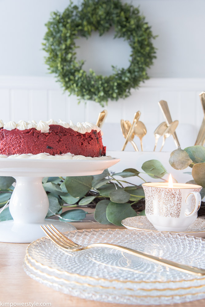 Red Velvet Cheesecake a great Valentine's Day dessert!