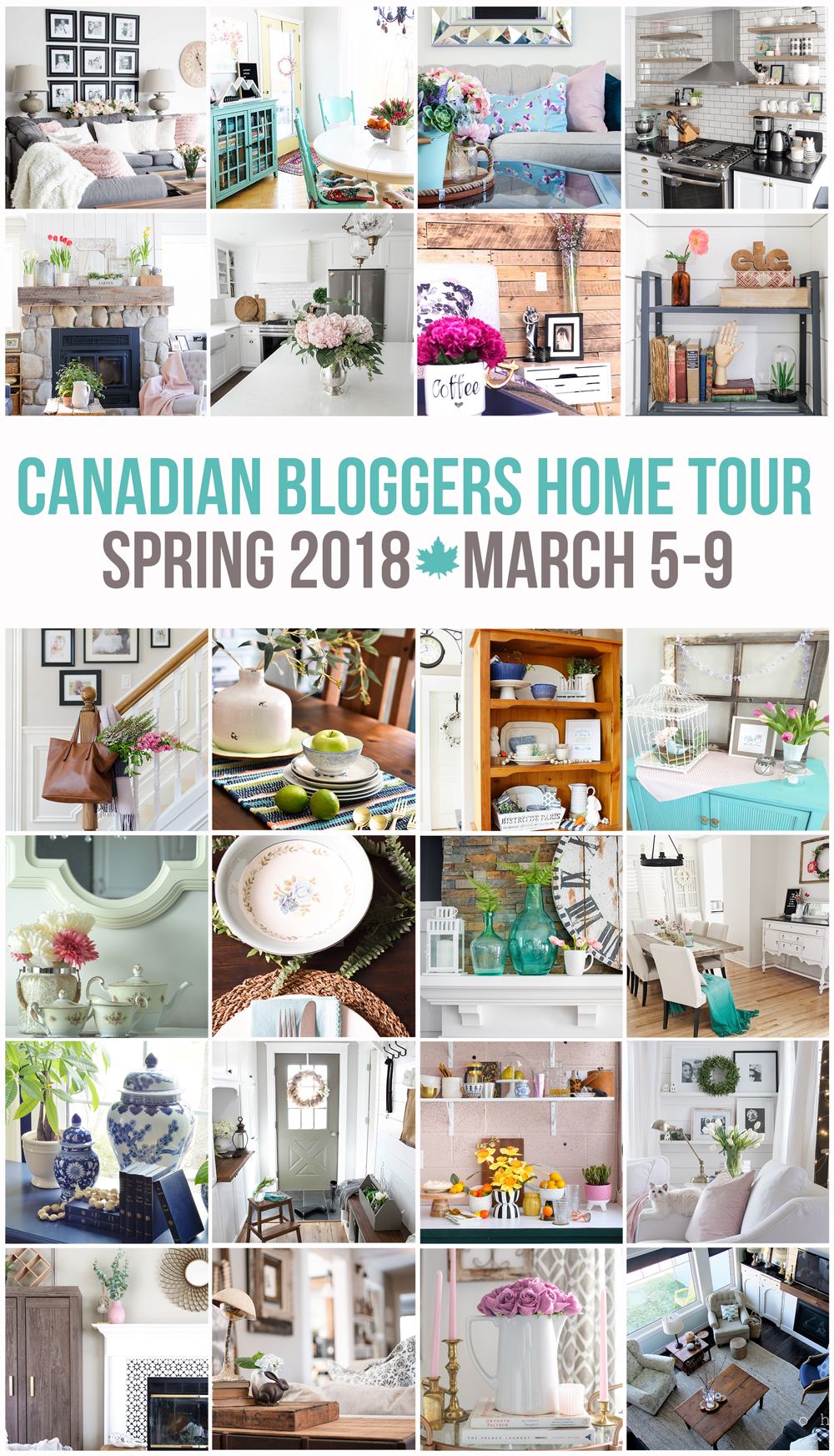 Canadian Blogger Spring Home Tour 2018