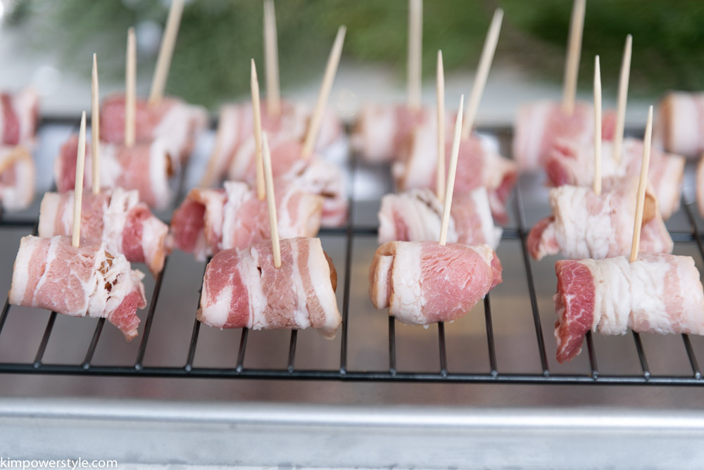 Festive Bacon Wrapped Water Chestnut Appetizers